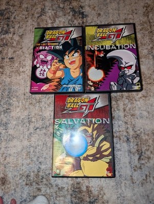 Dragon Ball GT DVD Lot Reaction Incubation Salvation Lost Episodes Funimation...