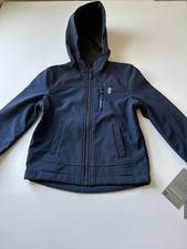Free Country Boys Recess Hoodie Softshell Jacket Solar Blue XXS 4/5 NWT