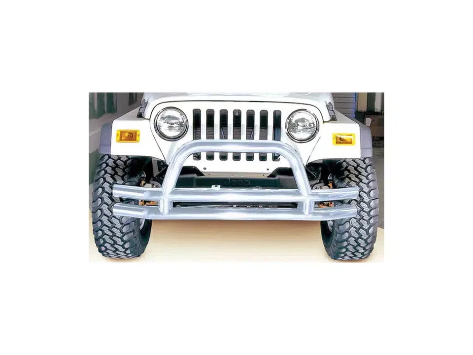 PARAGOLPES FRT 11560 3" DOBLE TUBO CON ARO Jeep CJ/YJ/TJ 76-06 de Rugged Ridge Foto 4 de 4