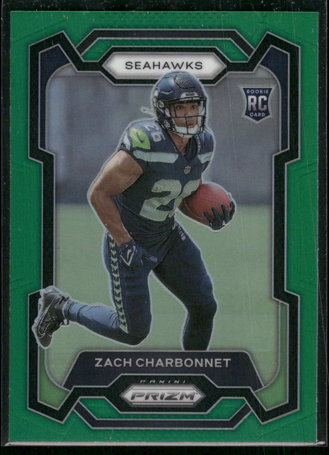 #392 Zach Charbonnet 2023 Panini Prizm Green