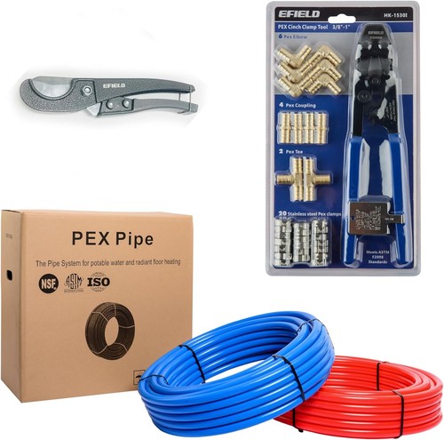 1/2-inch 2 x 100ft PEX Pipe Plumbing Installation Kit(AB21530I-1)