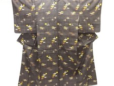 7754230: JAPANESE KIMONO / KUMEJIMA TSUMUGI