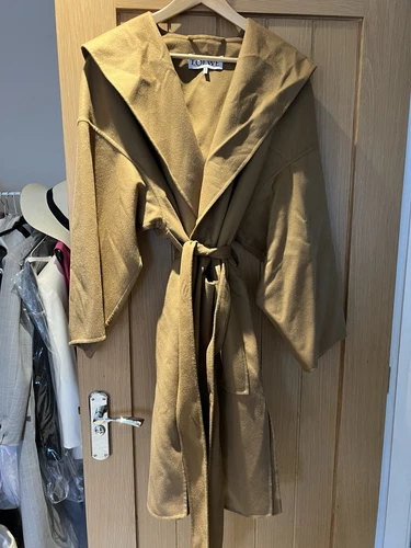 Cappotto con cappuccio cammello Loewe taglia S