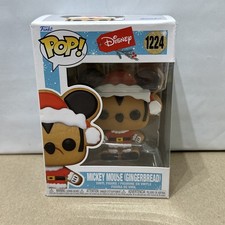 Funko Pop Mickey Mouse Pan de Jengibre 1224 Disney Vacaciones Navidad Figura Vinilo