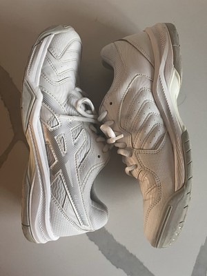 Asics Womens Gel-Dedicate 6 White Running & Training Shoes 8.5 Medium
