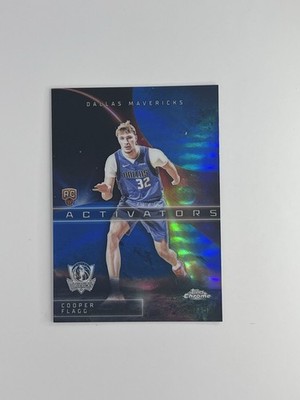 2025-26 Topps Chrome - Activators Cooper Flagg #AC-11 Blue Refractor /150 (RC)