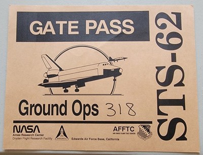Vintage NASA Parking Pass Lot of 17 STS-51 STS-62 Shuttle Ground Ops Permit