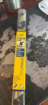 Irwin Tools 48317 Impact Wrench Utility Pole Auger Bits, 5/8'' Shank, 1-1/16'' Dia