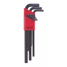 Bondhus 12199 9 Piece Metric L-Shape Hex Key Set, 12199