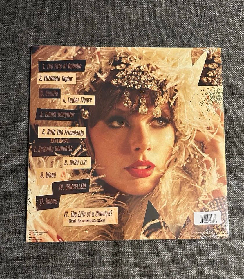 The Life of a Showgirl Target Exclusive Edition Pink Vinyl New Sealed - Image 2 of 2