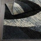 Modern Abstract Gray 6x8 Area Rug Contemporary Swirl Carpet - Actual 5'3"x7'2" — photo 4
