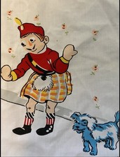 Vintage Wamsutta Raggedy Ann And Andy Twin Flat Sheet Never Used