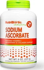 NutriBiotic - Sodium Ascorbate Buffered Vitamin C Powder, 8 Oz | Vegan, Non and