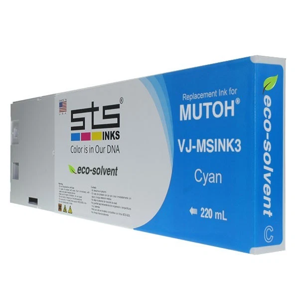 Mutoh VJ628 Eco-Sol Ink Cartridges 110ml - CMYK Kit - Image 2 of 4