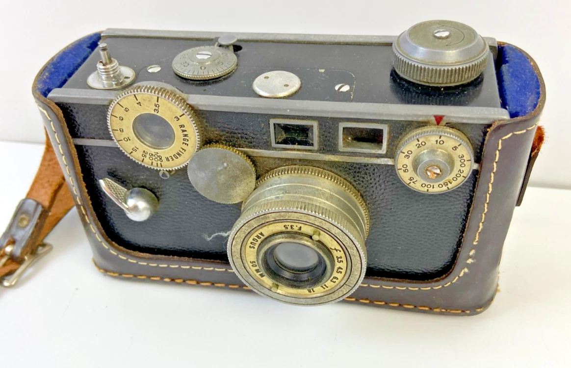 Argus C3 美品 露出計付き 革ケース付 35mm Vintage Argus Camera for sale - eBay