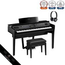 Pianoforte elettronico digitale YAMAHA CVP-909PE Clavinova CVP909 finitura sp...