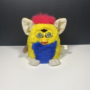VTG Tiger 1999 Furby Baby Yellow Blue Mohawk 70-940 Electornic [READ]