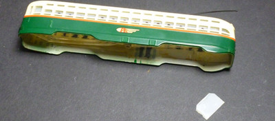 Ho  vintage  Bachmann PCC trolley shell