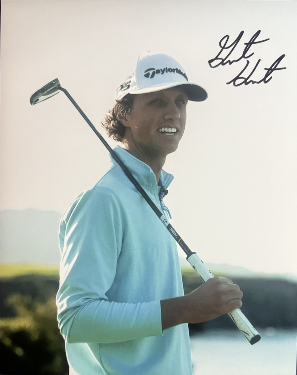 GRANT HORVAT SIGNED 8x10 PHOTO YOUTUBE GOLFER AUTOGRAPH AUTHENTIC