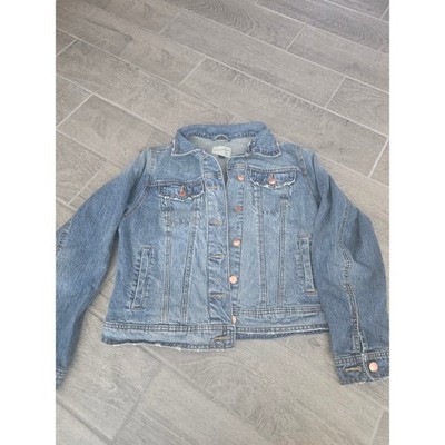 Universal Thread Womens Denim Jacket Size Small Blue Jean Trucker Style Classic