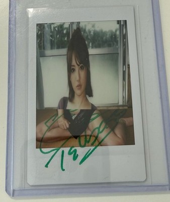 CJ Sexy - Tsubasa Amami 天海つばさ - Autographed チェキ Cheki Polaroid Not Juicy Honey
