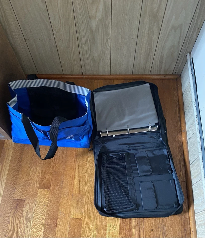 2 Storage Bags For Crafts Sewing Supplies - Image 2 of 2