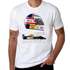 Nigel Mansell 1992 F1 World Champion Legend - Williams FW14b Cotton T-Shirt