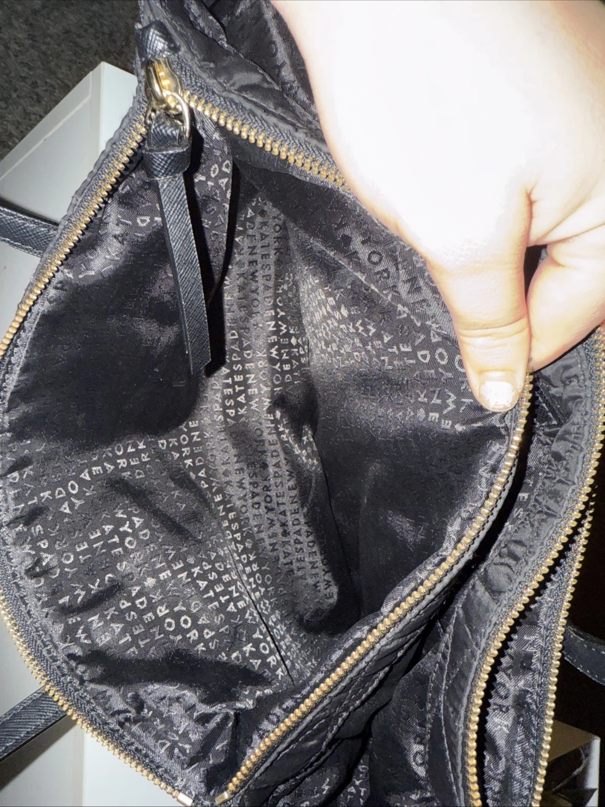 Borsa grande Kate Spade New York Wilson Road trapuntata Talya usata pochissimo