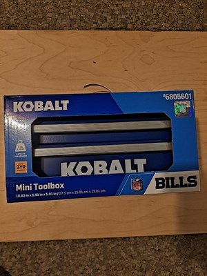 #ad Buffalo Bills NFL Kobalt Mini Toolbox Limited Edition Lowes Exclusive $79.95