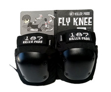 New 187 Killer Fly Knee Pads Adult XL Work Play skateboard hardshell cap