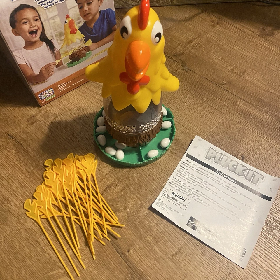 Game Zone Pluck It Chicken Children’s Game Kerplunk-Like Ages 4+ 2-4 Players VGC - Image 3 of 4