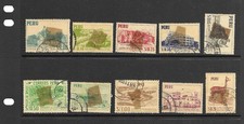 Peru very old set of of stamps fine used. High cat.