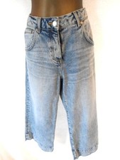 Emma Wills Next Wide leg crop jeans 8P distressed 5 pocket great on (9398