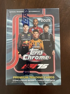 2025 Topps Chrome Formula 1 F1 Blaster Box Factory Sealed Unopened Brand New