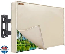 Outdoor TV Cover 60-65 Inch, IC ICLOVER 600D Heavy Duty 4 Season Weatherproof