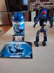 2004 Bionicle Toa Metru Set of 6: 8601-8606 w/Cans, Instructions & Kanoka Cards