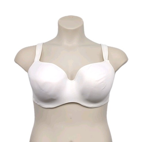 Lane Bryant Cacique Womens Bra Smooth Balconette U/W Size 42C White