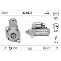 Valeo Starter 1.8 KW Passend FüR VW Golf IV 1.6 1.9 TDI 2.3 V5 Audi A3 A2 438076