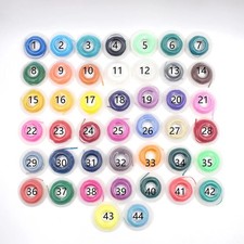 44 Colors Dental Orthodontic Elastic Power Chain Rubber Braces Bands Short