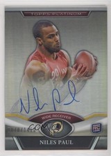 2011 Topps Platinum Refractor Rookie Auto 870/1450 Niles Paul #43 Auto u0h