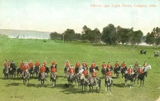 Officers 15th Light Horse Postcard Antique 1907, Calgary, Alberta, Canada N
