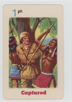 1967 Ed-U-Cards Daniel Boone Card Game Daniel Boone Captured 0kb5