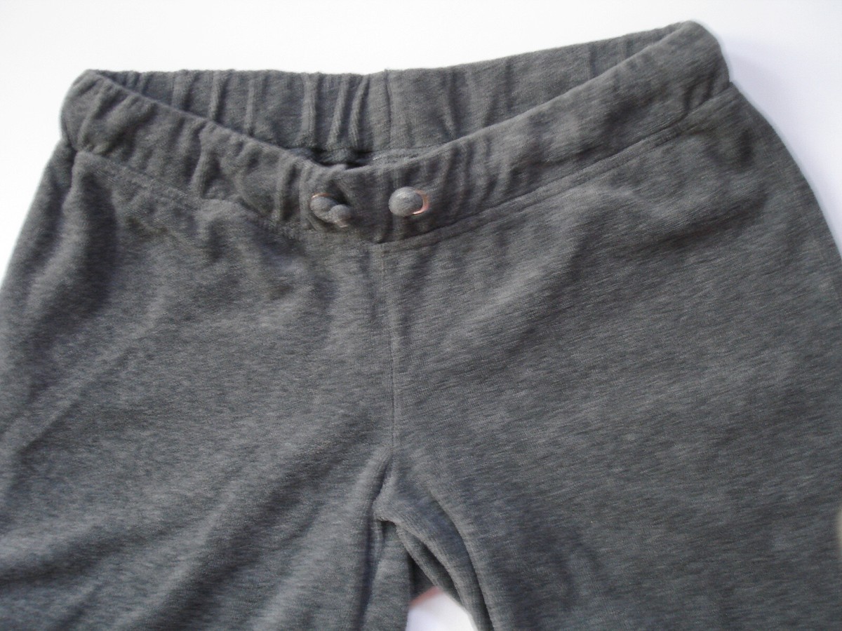 Express Velvet Pants Cotton with Wide Waistband, Gray Velour