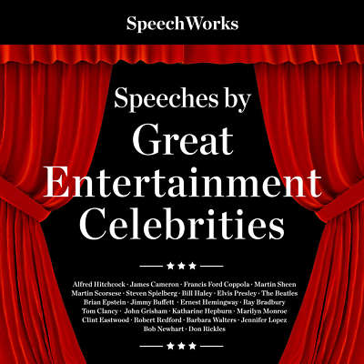 Speeches by Great Entertainment Celebrities by  SpeechWorks 2017 Unabridged CD 9