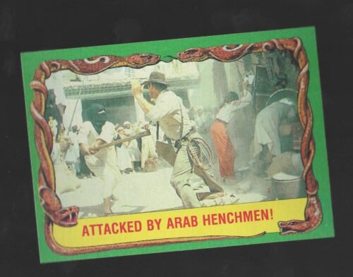 Indiana Jones & The Raiders Of The Lost Ark Topps #35 Attacked By Arab Henchman - Picture 1 of 1