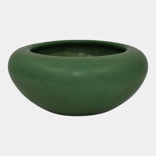 Weller Matte Green Bedford Vintage Art Pottery Ceramic Bowl - Bild 3 von 6