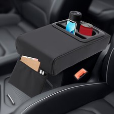Universal Car Center Console Storage Organizer With Cup Holder For Carsvanssuv