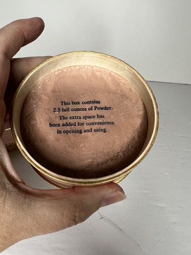 VTG Avon Finishing Face Powder 2.5 oz Deep Finish Sealed Pink Stripes READ Below - Picture 5 of 6