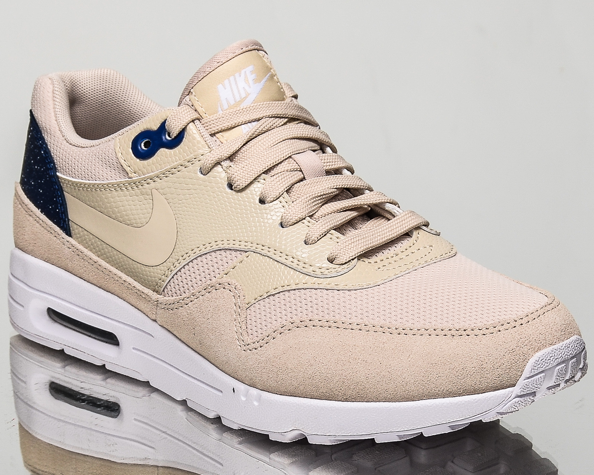 Nike WMNS Air Max 1 Ultra 2.0 women lifestyle shoes NEW oatmeal blue 881104-101 Nike WMNS Air Max 1 Ultra 2.0 women lifestyle shoes NEW oatmeal blue 881104-101