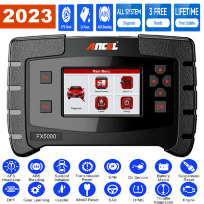 2023 ANCEL FX5000 Auto OBD2 Diagnosegerät Kfz-Diagnose Tester KFZ Scanner EPB Öl